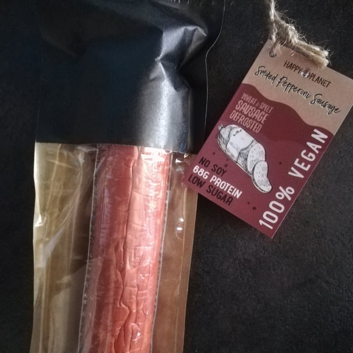 photo of Happy Planet Smoked Pepperoni Sausage shared by @letimaewhite on  10 Apr 2022 - review