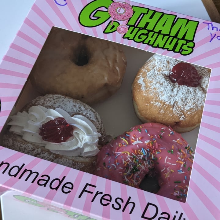 photo of Gotham doughnuts Vegan Doughnuts shared by @veganhels on  19 Mar 2021 - review