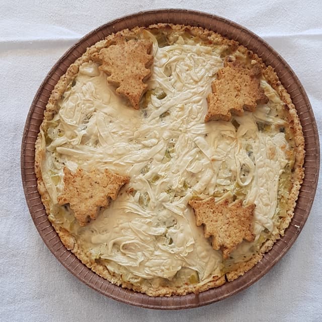 「Torta Salgada de Alho Poró」の料理の写真