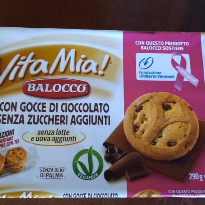 photo of Balocco vita mia con gocce di cioccolato senza zuccheri aggiunti shared by @greti on  08 Jul 2022 - review