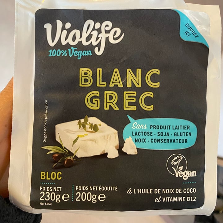 photo of Violife Greek White (Block/Panetto) shared by @leasami on  02 Oct 2022 - review