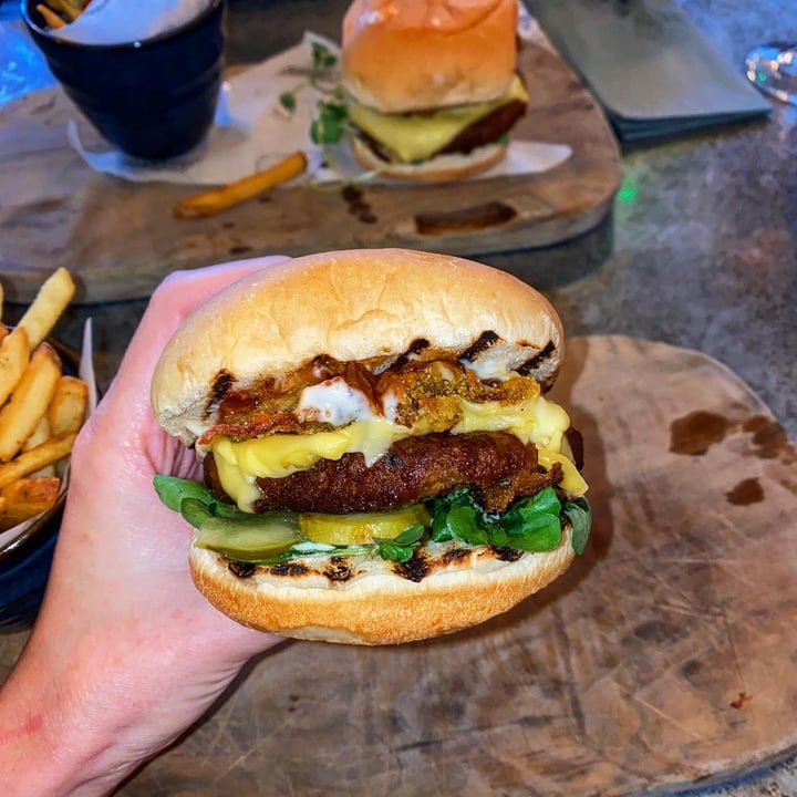 photo of The Botanist Chester burger and vegan board shared by @ethicalems on  21 May 2022 - review