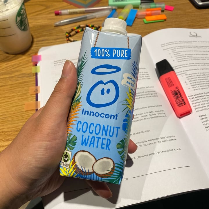 photo of Innocent 100% pure coconut water shared by @astxnto on  10 Apr 2022 - review
