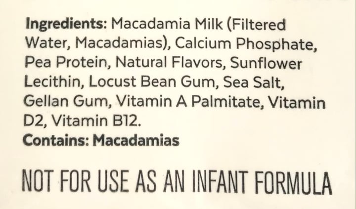 photo of Milkadamia Macadamia Milk Unsweetened shared by @tamiapple on  14 Feb 2021 - review