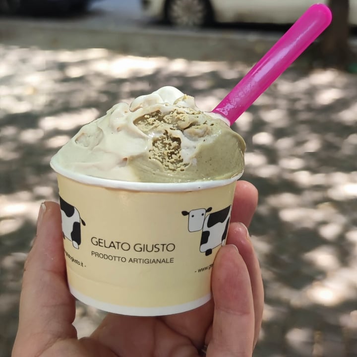 photo of Gelato Giusto pistacchio, stracciatella e nocciola shared by @flavia91 on  20 Jul 2022 - review