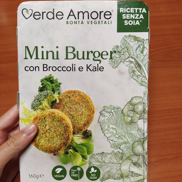 photo of Verde Amore Mini Burger con Broccoli e Kale shared by @lidiaaguilar on  08 Sep 2021 - review