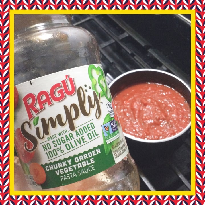 photo of Ragu Simply Chunky Garden Vegetable shared by @mewinabubble on  29 Jun 2021 - review