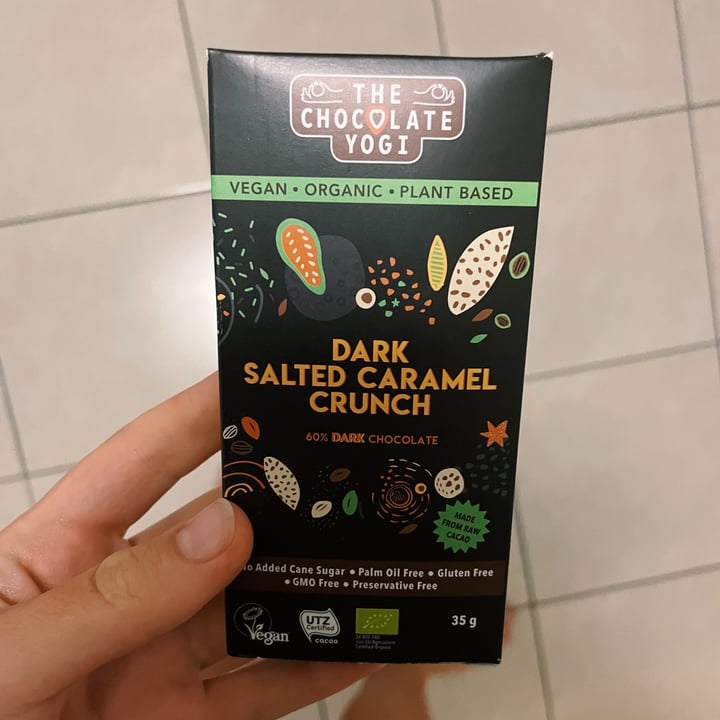 photo of The Chocolate Yogi Dark Salted Caramel Crunch shared by @rootingforginger on  12 Apr 2021 - review