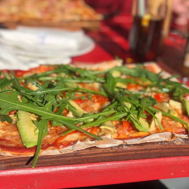 photo of Bossa Nova Good Times Bar & Restaurant Mediterranean Vegan Pizza shared by @lenicpretorius on  18 Jul 2020 - review