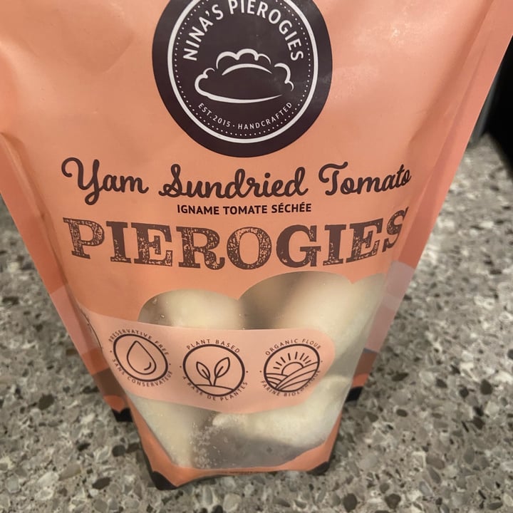review photo of Nina's Pierogies Yam Sundried Tomato Perogies shared by @carolstanis on 02 May 2022 - review
