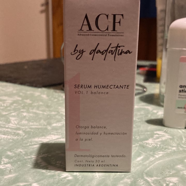 review photo of ACF Serum Humectante Vol 1 Balance By Dadatina shared by @diablosrochita on 12 Jan 2022 - review