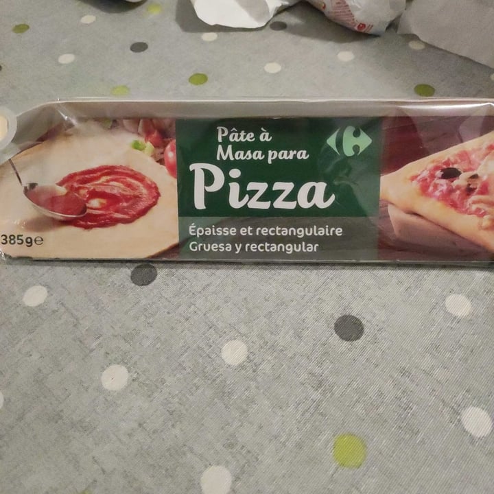 photo of Carrefour Masa pizza rectangular shared by @sandoralosmios on  05 Feb 2022 - review