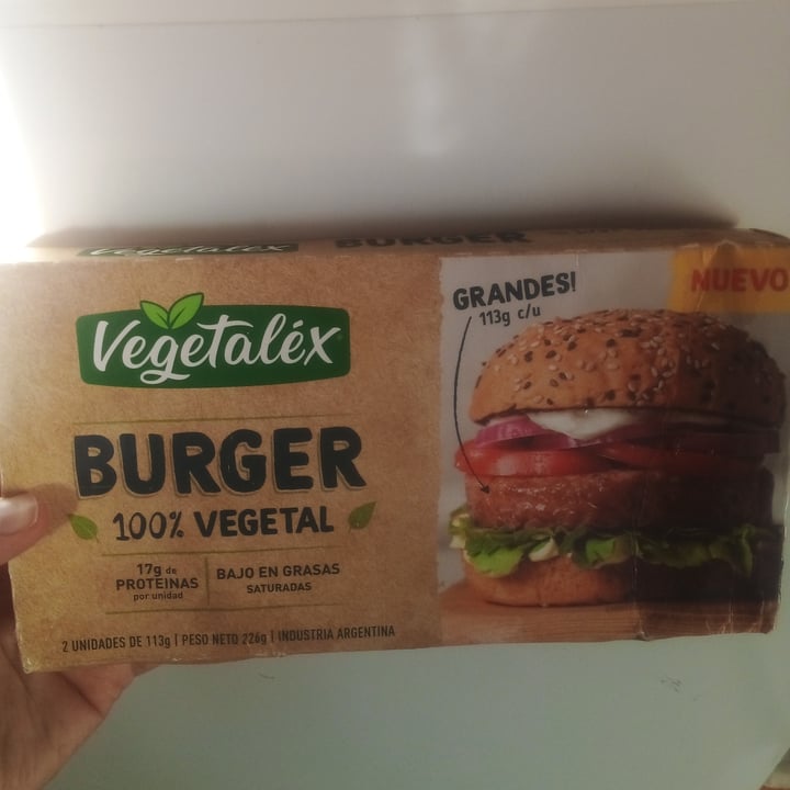 photo of Vegetalex Burger 100% Vegetal shared by @maiavidela on  28 Apr 2022 - review