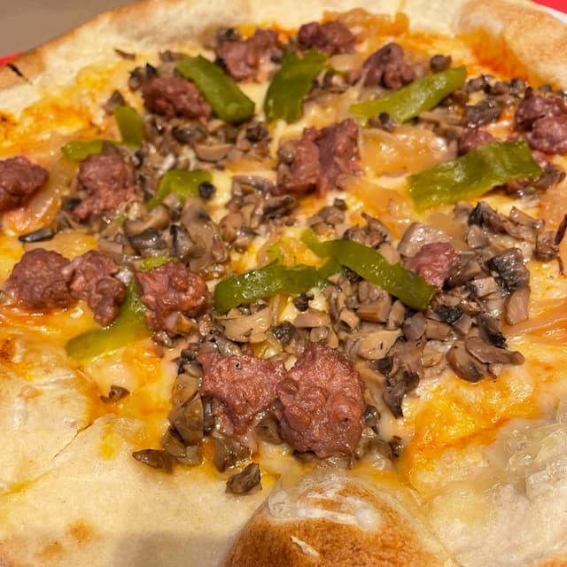 Photo of the dish “pizza con Beyond”