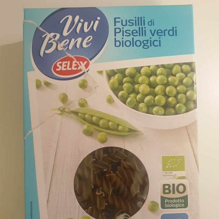 photo of Vivi bene selex Fusilli di piselli verdi biologici shared by @irenedimita on  01 Apr 2022 - review