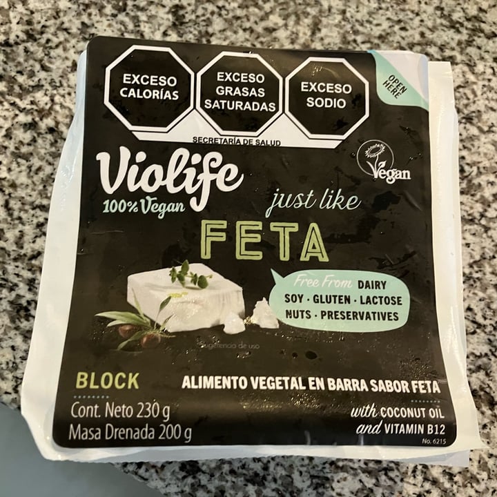 photo of Violife Feta Block - Greek White shared by @enriquegg on  05 Aug 2022 - review