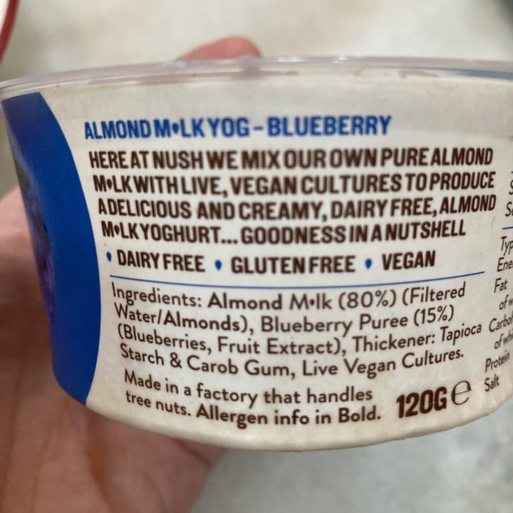 photo of Nush Almond Milk Yog Blueberry shared by @fulfilling on  15 Nov 2022 - review