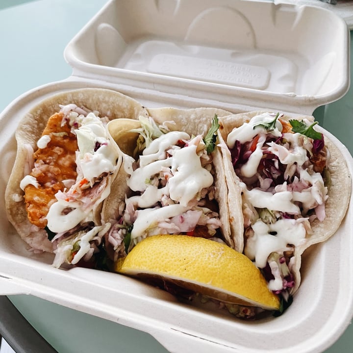 photo of Earth Aloha Eats Golden Fish Tacos shared by @theherbivorehageles on  15 Feb 2021 - review