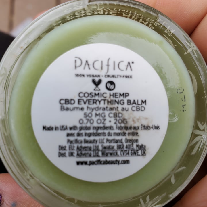 photo of Pacifica Cosmic Hemp CBD Everything Balm shared by @sarbear420 on  10 Oct 2021 - review