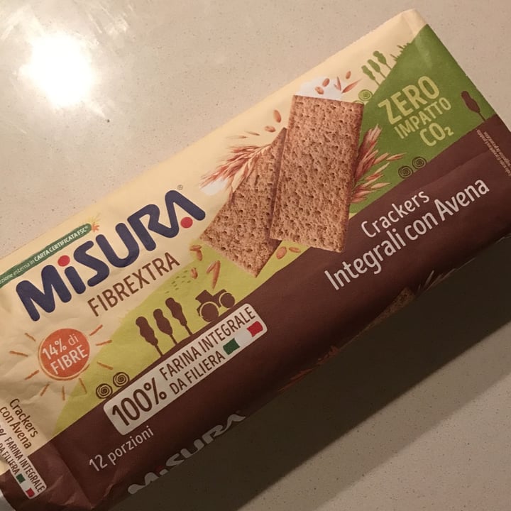 photo of Misura Cracker integrali con avena shared by @saradiv on  30 Oct 2022 - review