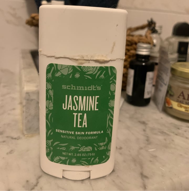 photo of Schmidt's Jasmine Tea Sensitive Skin Natural Deodorant Stick shared by @rufusofengland on  25 Mar 2022 - review