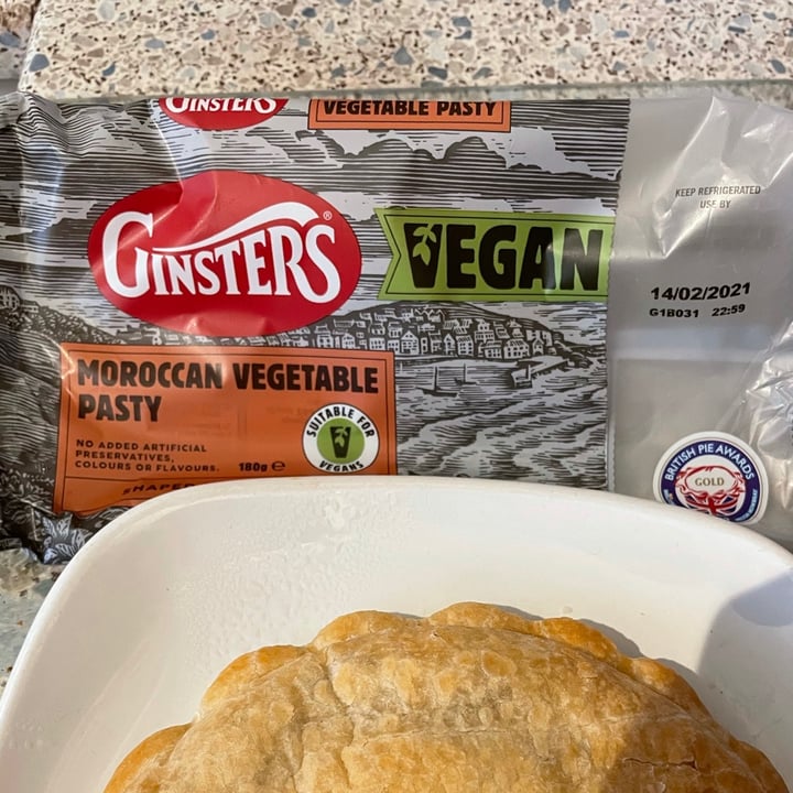 photo of Ginsters Moroccan Vegetable Pasty shared by @missykab on  07 Feb 2021 - review