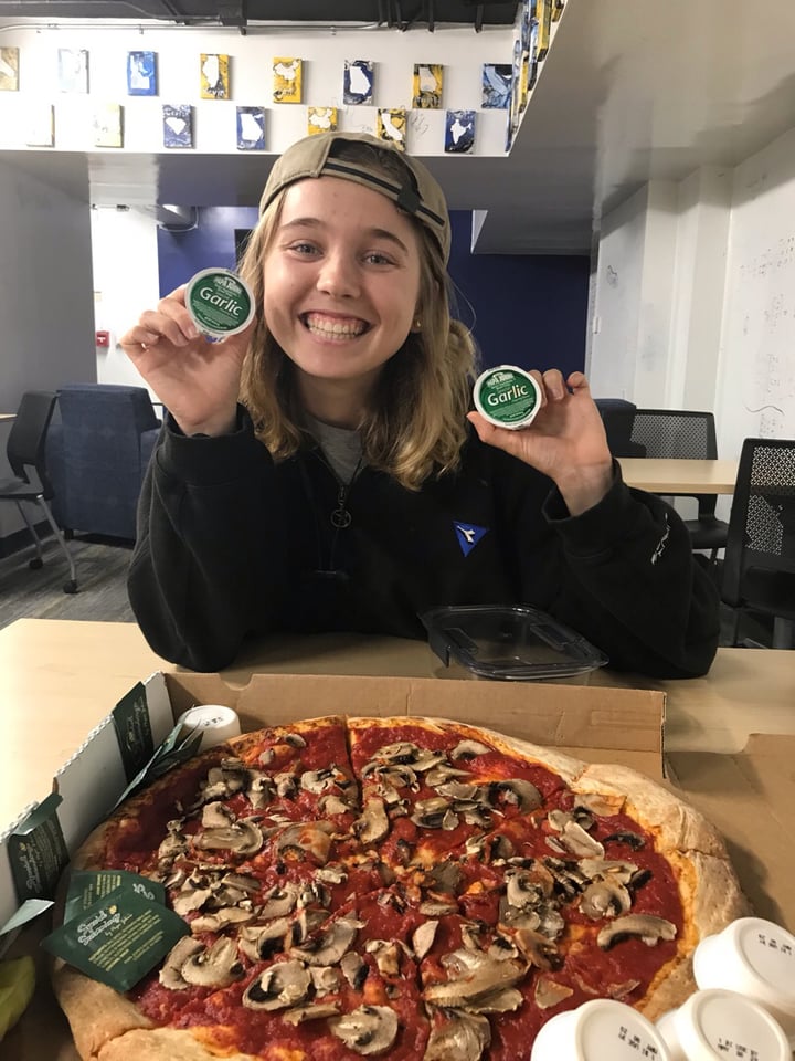 photo of Papa John's Pizza Pizza w/ No cheese, mushrooms shared by @naturella on  26 Oct 2019 - review