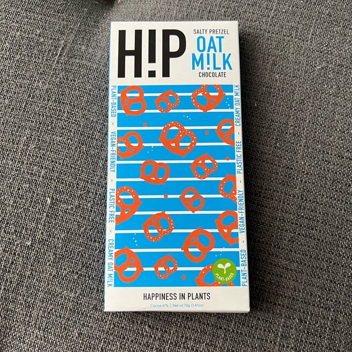 photo of HIP Salty Pretzels Oat Milk Chocolate shared by @toastykakes on  10 Mar 2022 - review