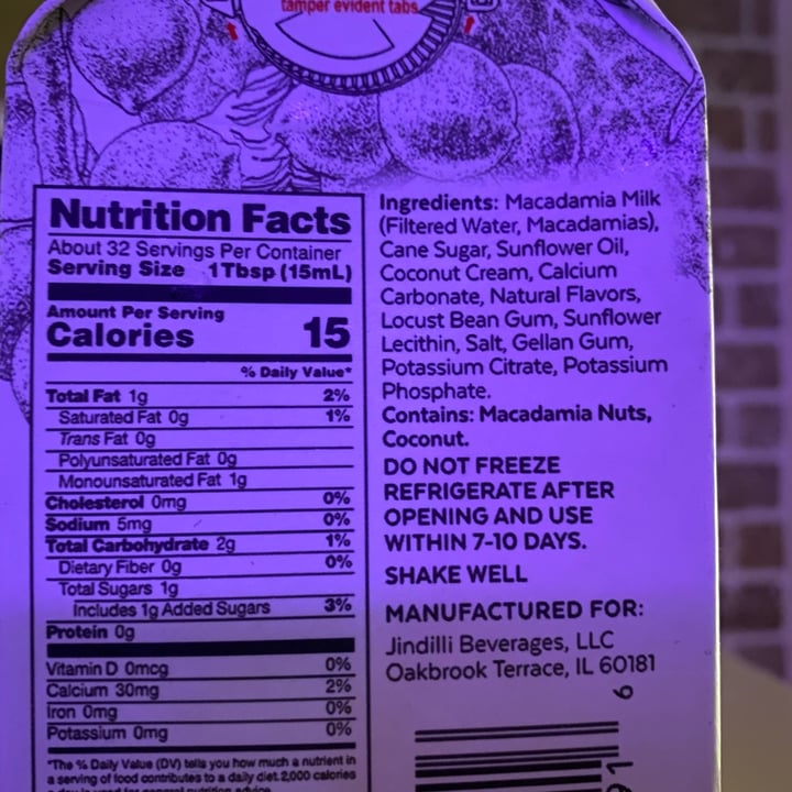review photo of Milkadamia Macadamia creamer cinnamon shared by @yarilovezzucchini on 04 Sep 2022 - review