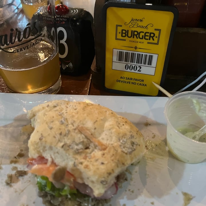 review photo of Beach Burger Jurerê tulun ( Vegetariano) shared by @carolcasa on 28 Jul 2022 - review