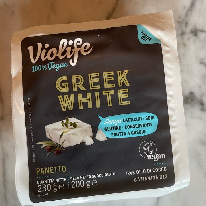 photo of Violife Greek White (Block/Panetto) shared by @catorcio on  29 Jul 2022 - review