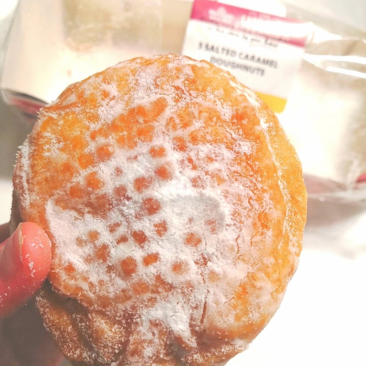 photo of Morrisons Salted caramel doughnuts shared by @veganellas on  22 Jan 2021 - review
