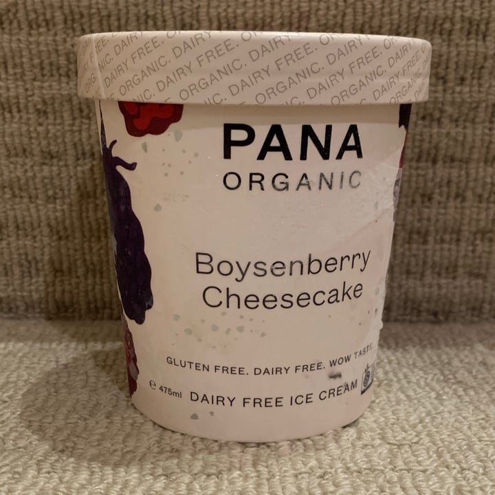 photo of Pana Organic Boysenberry cheesecake ice cream shared by @rae on  29 Apr 2020 - review
