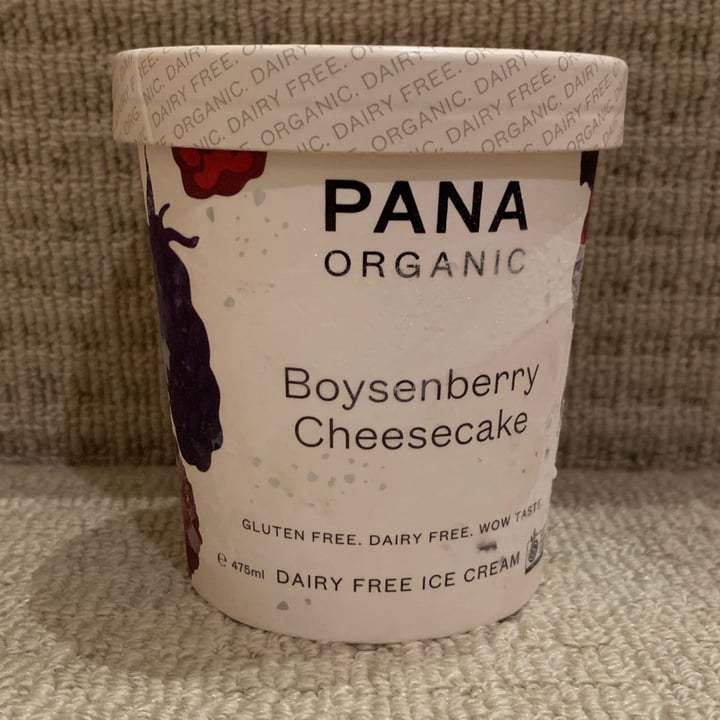 review photo of Pana Organic Boysenberry cheesecake ice cream shared by @rae on 29 Apr 2020 - review