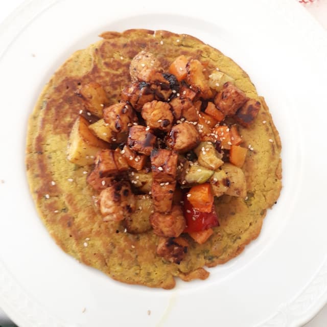 Photo of the dish “Frittata Con Tempeh E Verdure”