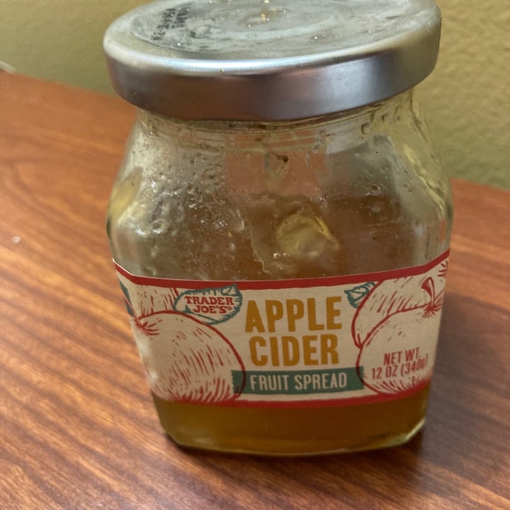 photo of Trader Joe's Apple cider fruit spread shared by @teresahaering on  10 Oct 2021 - review