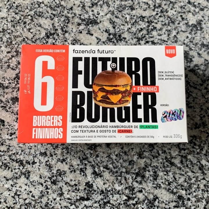 photo of Fazenda Futuro - Future Farm Futuro Burger Fininho shared by @debhvt on  28 Oct 2022 - review