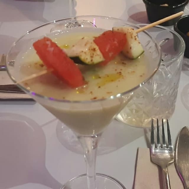Photo of the dish “Crema Con Brocheta”