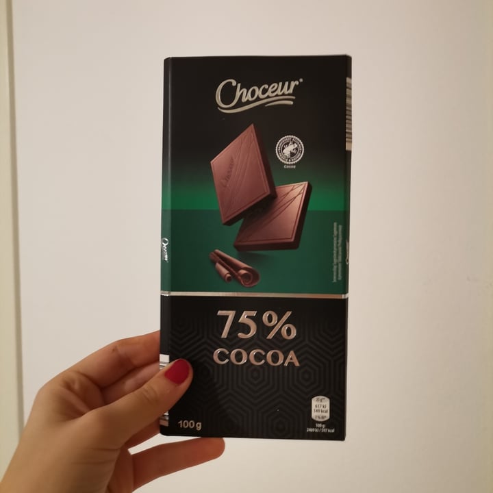 photo of Choceur Cioccolato Fondente 75% shared by @elezerowaste on  31 Dec 2021 - review