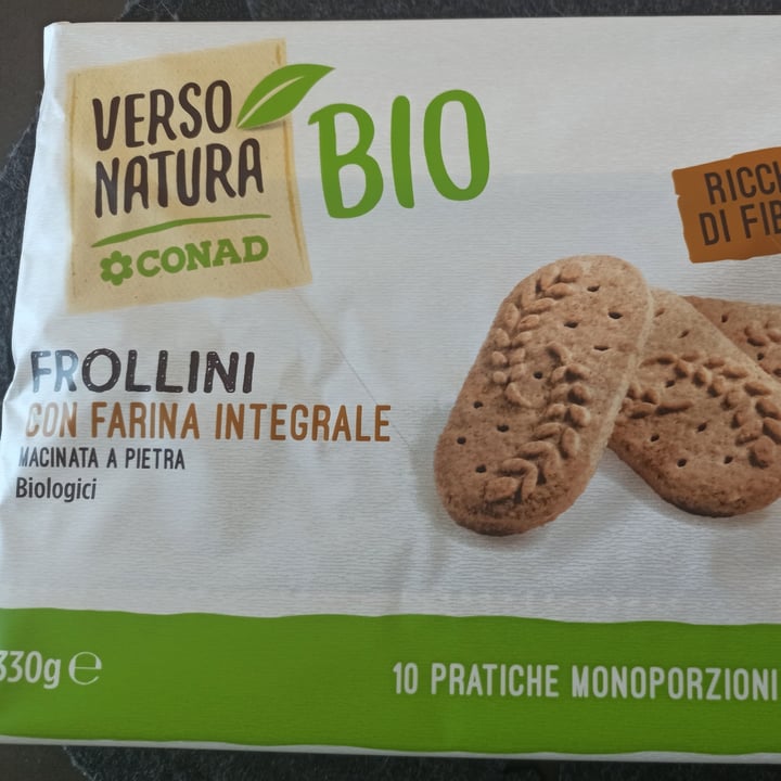 photo of Verso Natura Conad Veg Frollini Con Farina Integrale shared by @rociodemar on  13 Dec 2021 - review