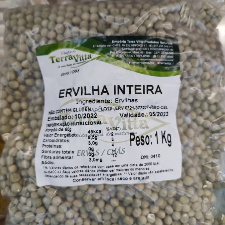 review photo of Empório Terra Vitta Ervilha Seca shared by @cacazinha on 18 Oct 2022 - review