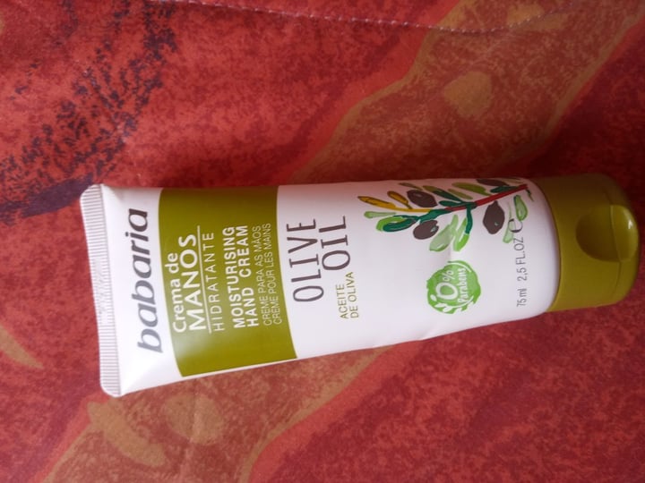 photo of Babaria Bio  Crema de manos Con Aceite De Oliva shared by @luceroreyes on  17 Apr 2020 - review