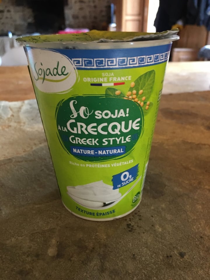 photo of Sojade So Soja! À la Grecque Nature-Greek Style Natural Soya Yogurt alternative 400g shared by @fannycat on  19 Mar 2020 - review