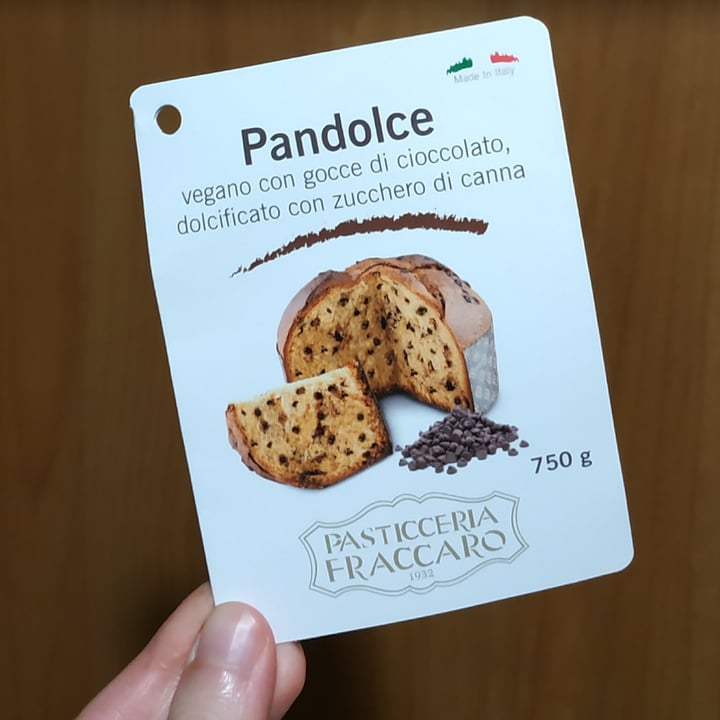 photo of Pasticceria Fraccaro Bio Pandolce Vegano Con Gocce Di Cioccolato shared by @rcccll on  29 Mar 2022 - review