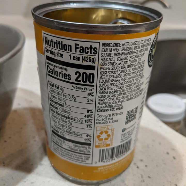 photo of Gardein Chick'n Noodle Soup shared by @hexadecimaljunk on  21 Jan 2021 - review