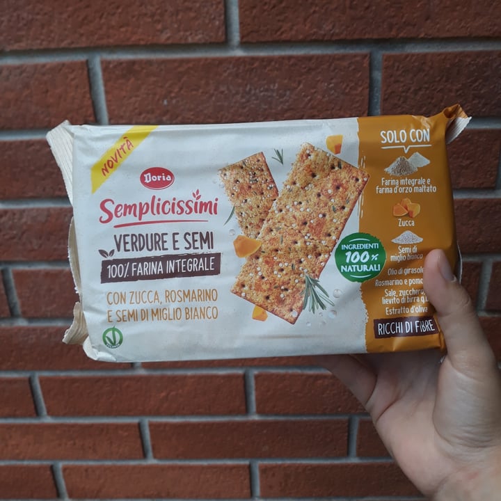 review photo of Doria Semplicissimo verdure e semi. Zucca, rosmarino e miglio bianco shared by @suamaestacy on 08 Oct 2022 - review