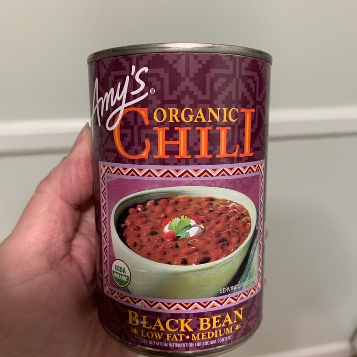 photo of Amy’s Organic Black Bean Chili shared by @onehungryvegan on  27 Feb 2022 - review