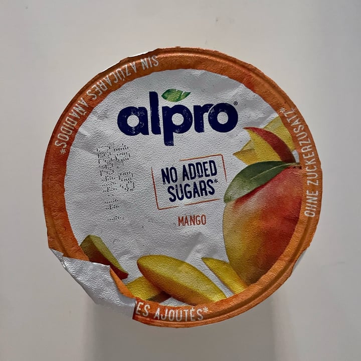 photo of Alpro Mango Yogurt (No Added Sugars) shared by @barbiesatana on  26 Aug 2022 - review