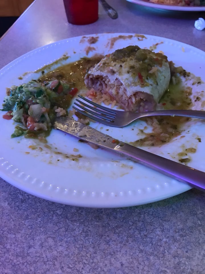review photo of Mariscos El Pulpo 2 Vegetarian Burrito w/o Cheese and Sour Cream shared by @virginianess on 16 Sep 2019 - review