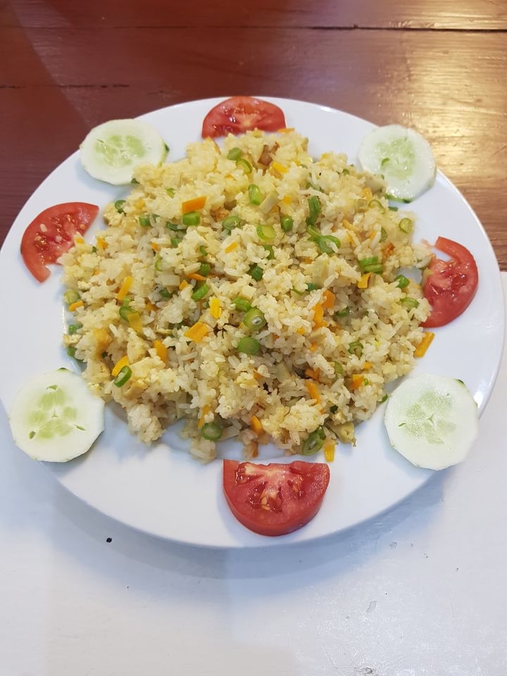 review photo of Tinh Tam Quan - Buddha Belly Travel - Vegetarian Restaurant Fried Rice With Vegetables shared by @vegandutchie on 15 Jan 2020 - review